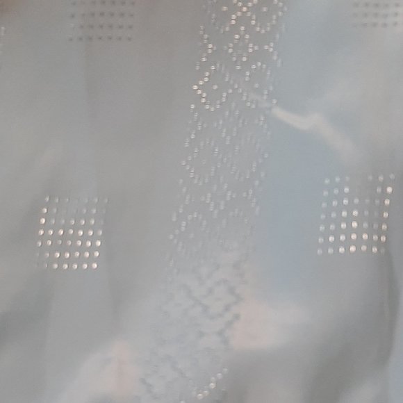 Vintage 1980 Blue Satiny Plus Size Homemade Dress - Picture 3 of 3